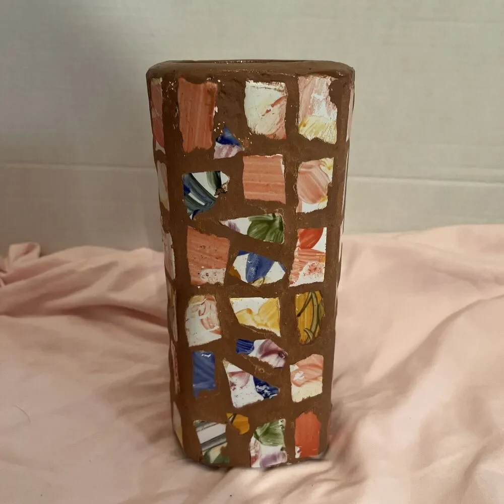 Ceramic Mosaic Vase